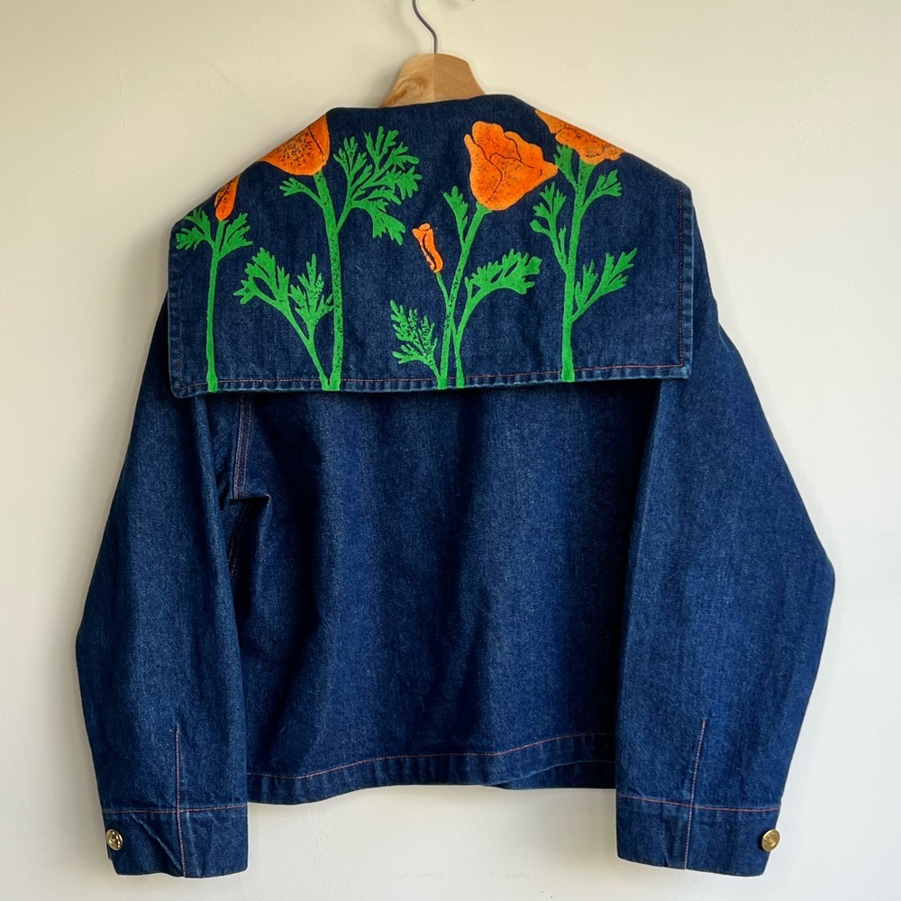 Big Bud Press Denim Poppy Sailor Jacket